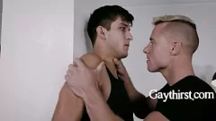 Play Hot Military Twinks Engage in a Passionate and Rough Bareback Confrontation in This High-End Gay Hardcore Production